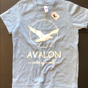 Avalon NJ cooler by a mile kids T-shirt